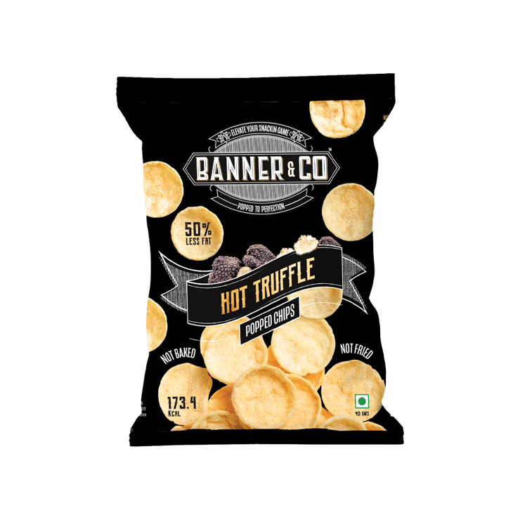 Banner & Co Hot Truffle Popped Chips – 40 g