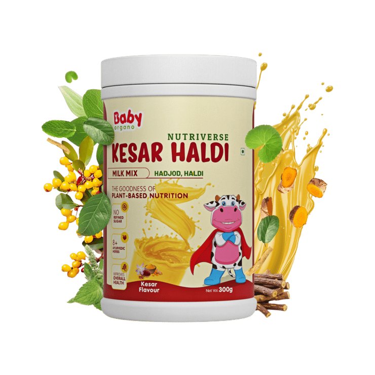 BabyOrgano Nutriverse Kesar Haldi Milk Powder for Kids – 300 g