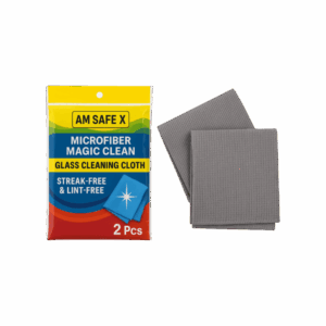 Am Safe-X Glass Cleaning Microfiber Cloth - 2 pieces