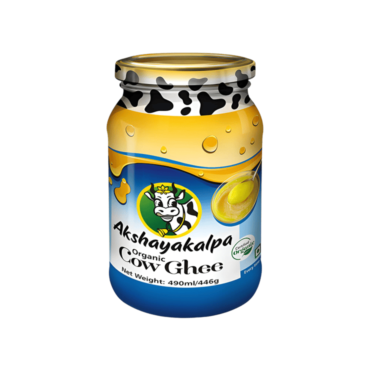 Akshayakalpa Organic Cow Ghee – 490 ml