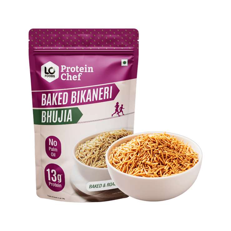 Protein Chef Baked Bikaneri Bhujia (No Palm Oil Roasted Snacks) – 80 g