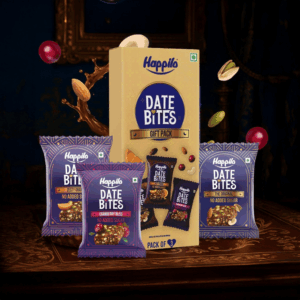Happilo Assorted Date Bites Gift Pack - 3 x 20 g
