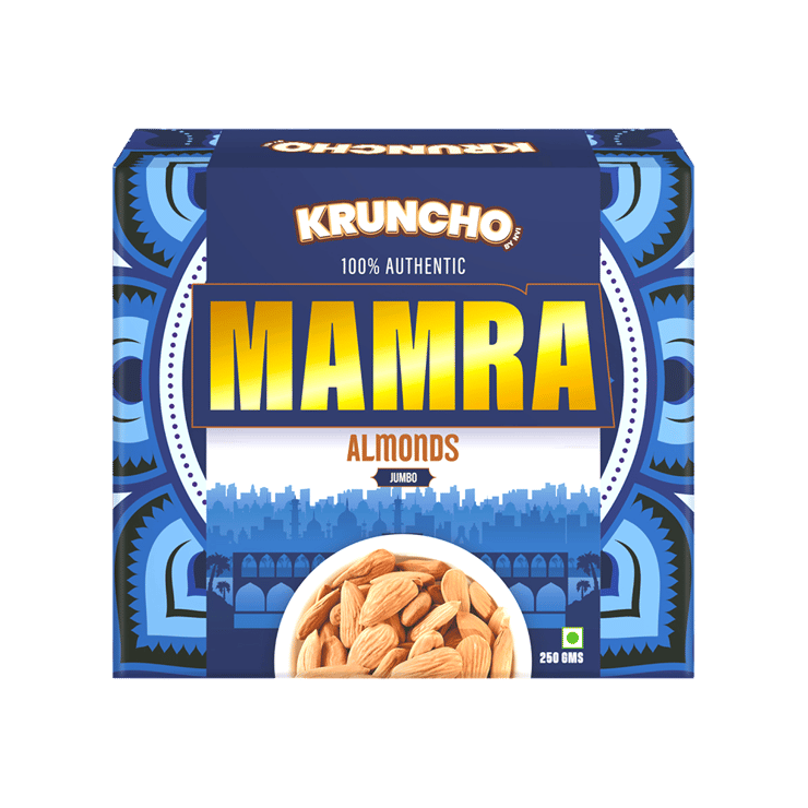 KRUNCHO BY NVI Mamra Almonds (Jumbo) – 250 g
