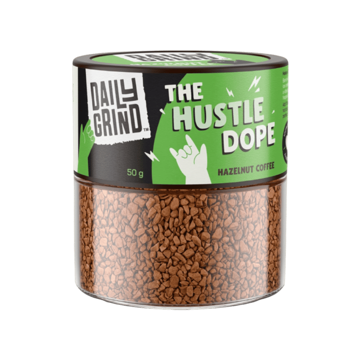 Daily Grind The Hustle Dope Hazelnut Instant Coffee – 50 g