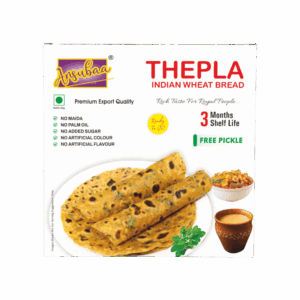 Ansubaa Thepla with Free Pickle (Methi Masala) - 10 pieces