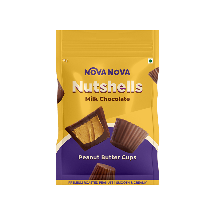 Nova Nova Nutshells Milk Chocolate (Peanut Butter Cups) – 78 g