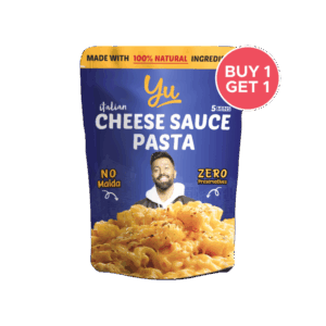 Yu Cheese Sauce Instant Wheat Pasta (Penne) - Buy 1 Get 1 Free - 65 g + 65 g