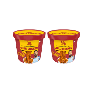Yu Chilli Chicken Instant Cup Noodles - Pack of 2 - 2 x 70 g