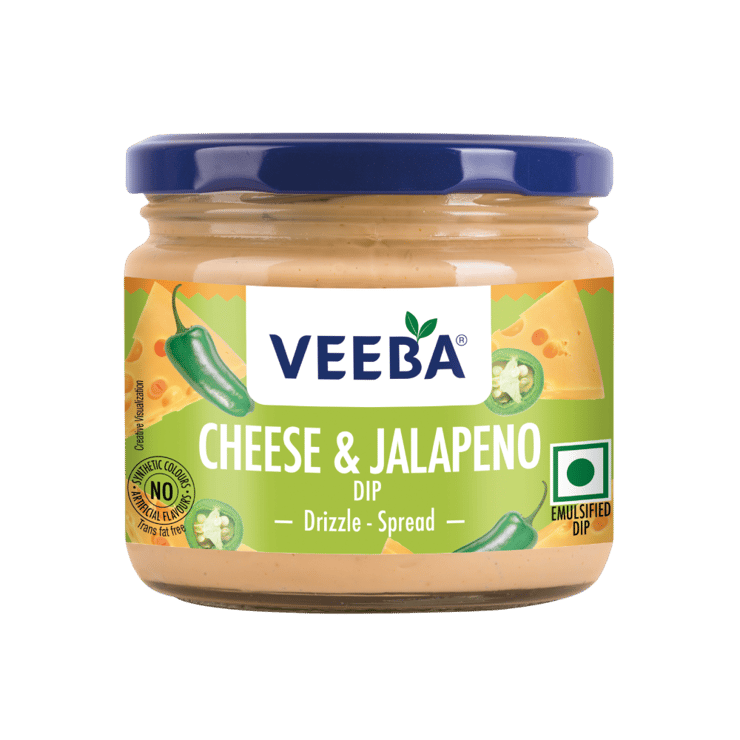 Veeba Cheese & Jalapeno Dip – 300 g