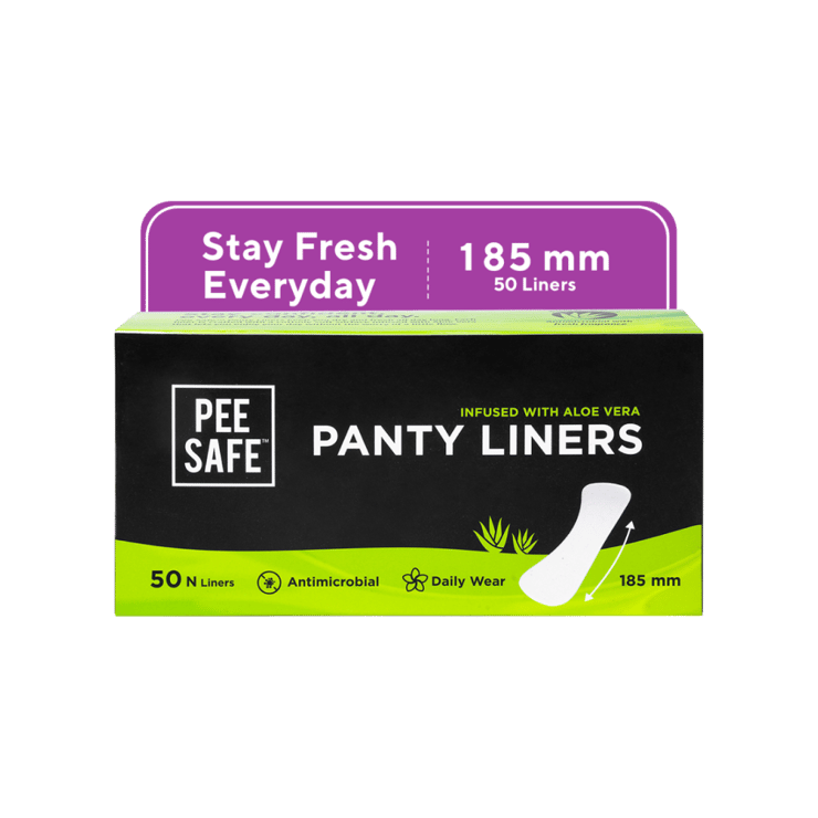 Pee Safe Daily Aloe Vera Freshness Panty Liners (XL, 50 pcs) – 1 pack (50 pieces)