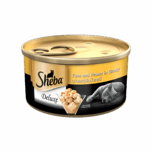 Sheba Deluxe - Tuna Fillets & Whole Prawn in Gravy Wet Cat Food - 85 g