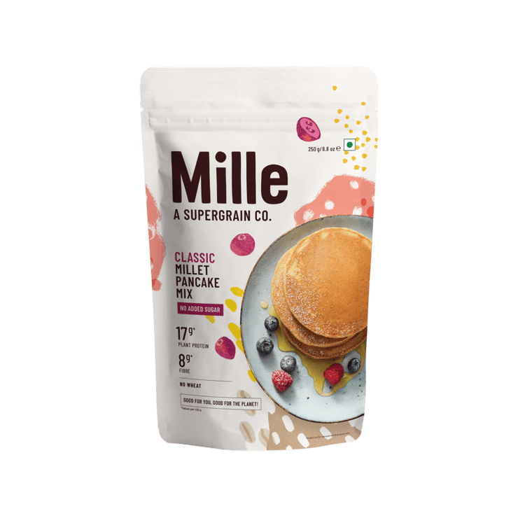 Mille Classic Millet Pancake Mix – 250 g
