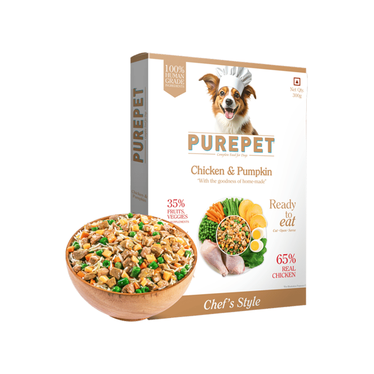 PurePet Fresh Chicken & Pumpkin Dog Wet Food – 300 g