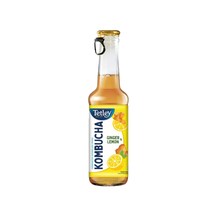 Tetley Kombucha (Ginger & Lemon) – 265 ml