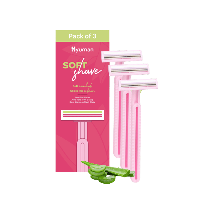 Hyuman Body Shaving Women’s Razor – 3 pieces