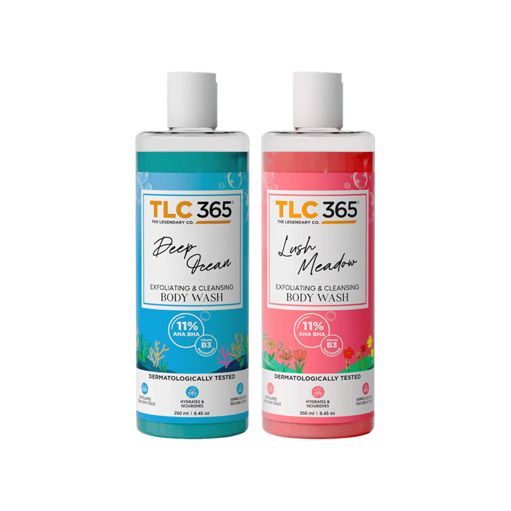 TLC365 Body Wash Combo – Deep Ocean & Lush Meadow – 2 x 250 ml