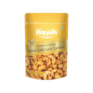 Happilo Butter Chilli Garlic Flavoured Cashew - 160 g