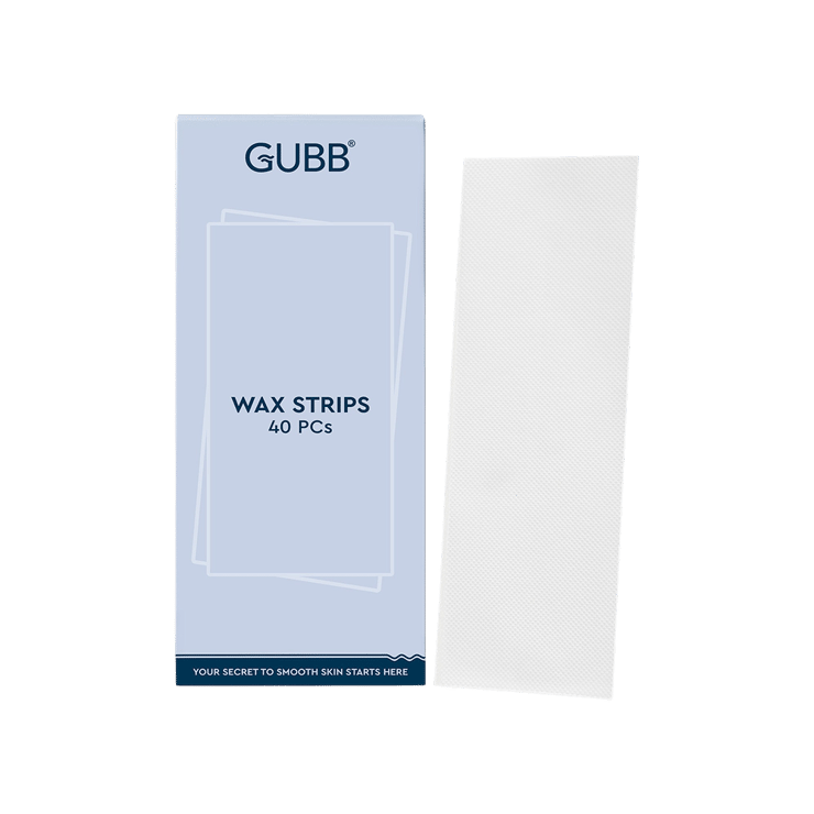 GUBB Hair Removal Body Wax Strips ((For Hot Wax)) – 40 pieces