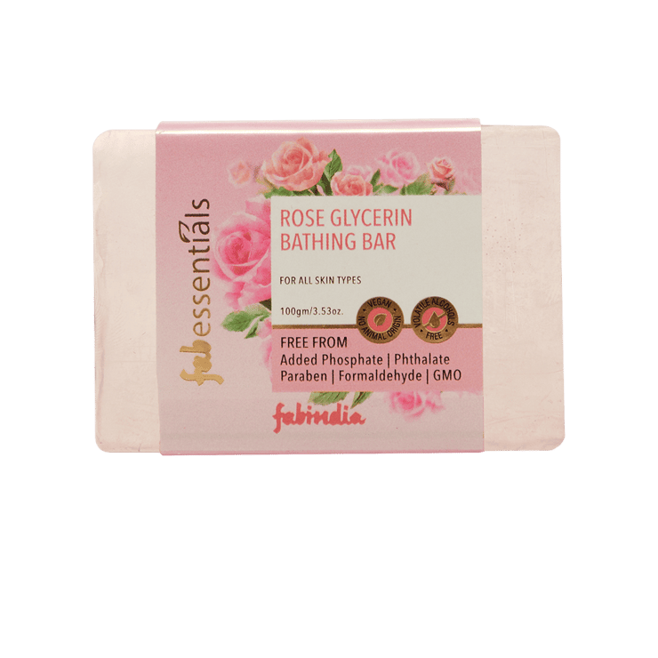 Fabessentials Rose Glycerin Bathing Soap – 100 g