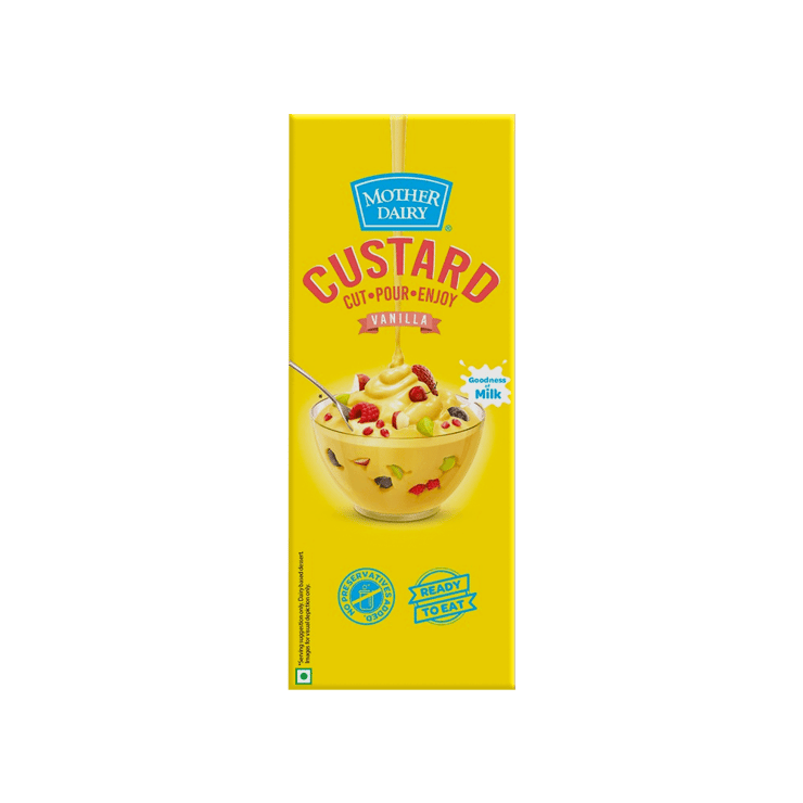 Mother Dairy Vanilla Custard – 200 ml