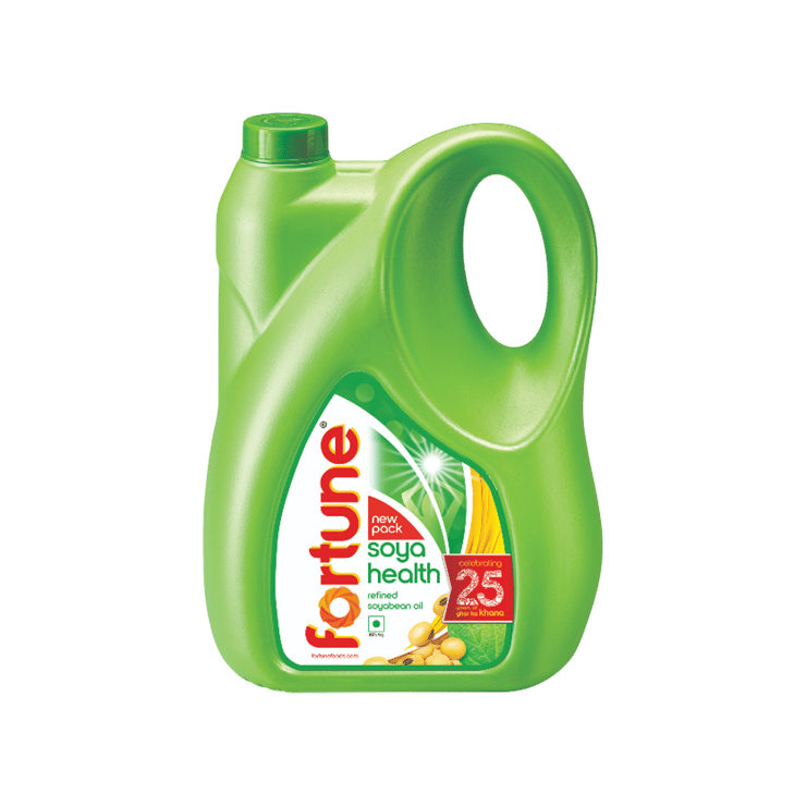 Fortune Soya Health Refined Soyabean Oil – 5 ltr