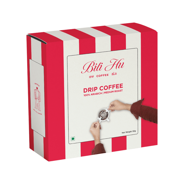 Bili Hu Coffees Arabica Coffee Bags (Medium Roast) – 5 x 11 g