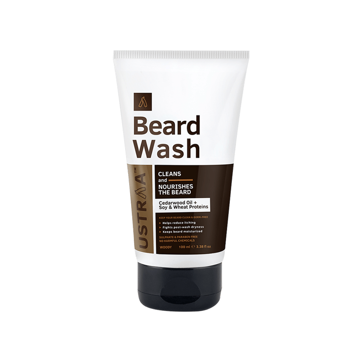 Ustraa Beard Wash (Woody) – 100 ml