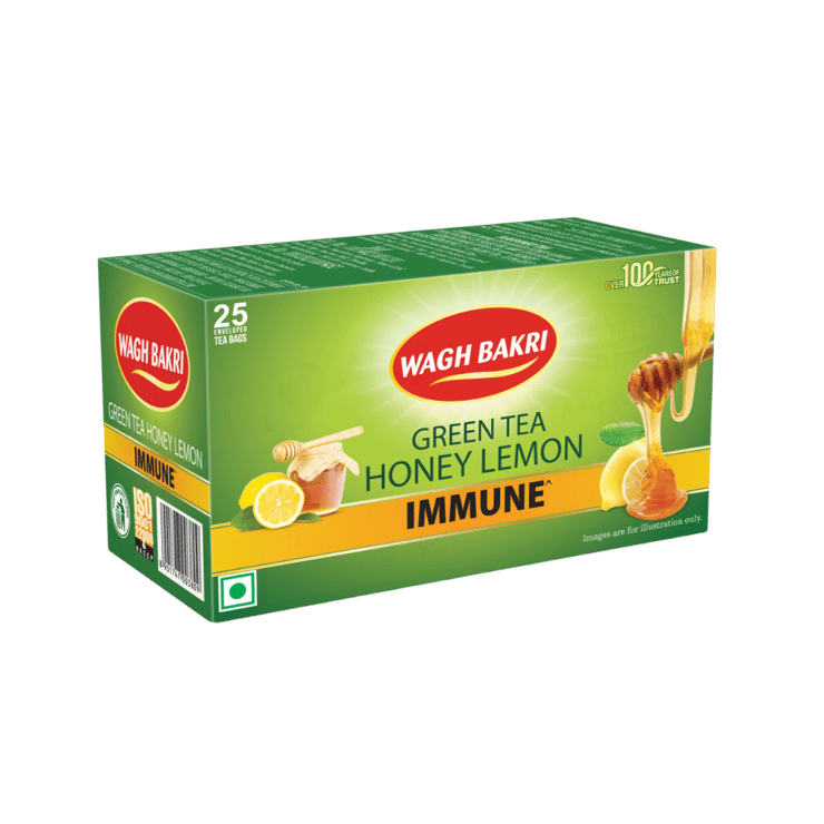 Wagh Bakri Honey Lemon Green Tea – 25 x 1.5 g