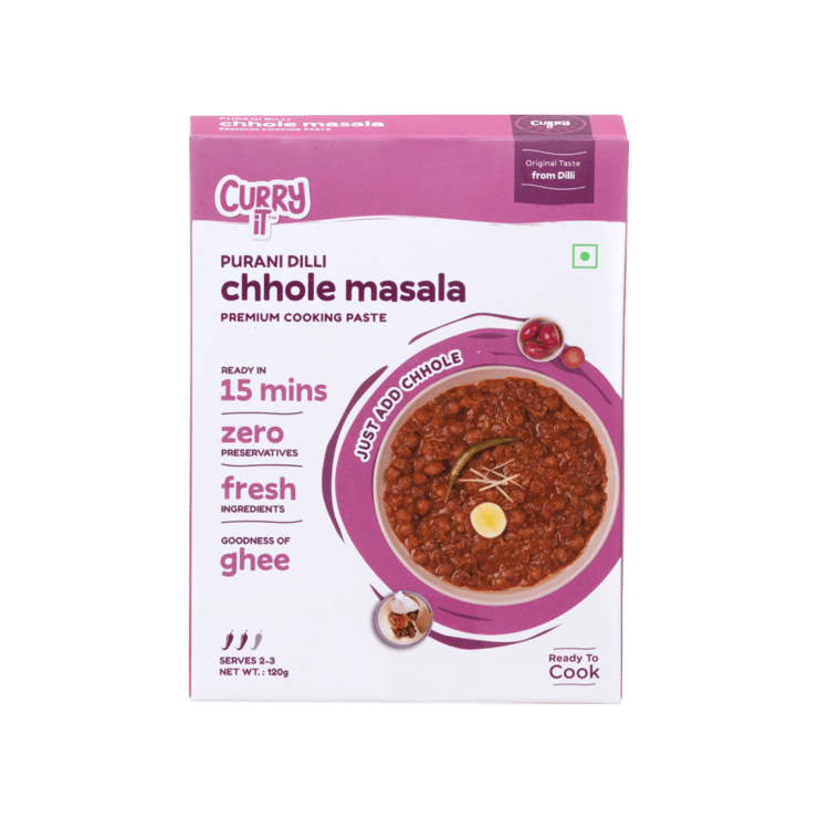 Curryit Purani Dilli Chhole Masala Cooking Paste – 120 g