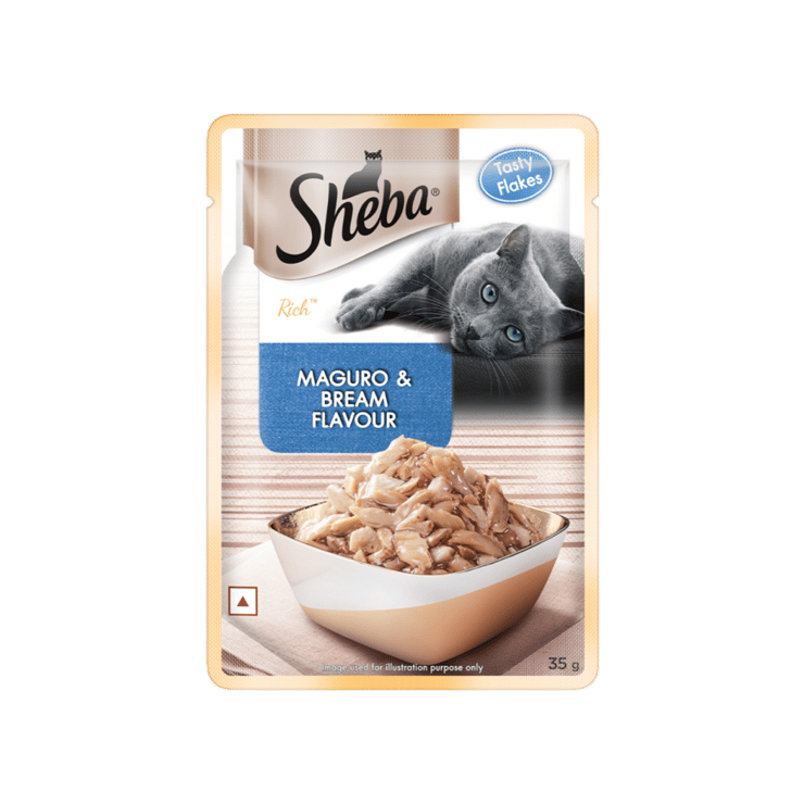 Sheba Rich – Wet Cat Food – Fish Mix Maguro & Bream – 35 g