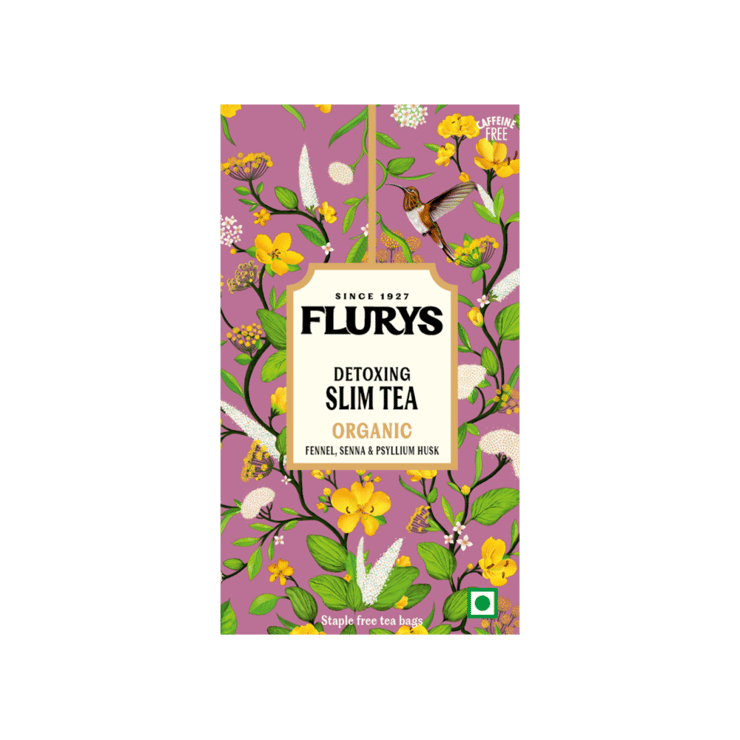 Flurys Organic Herbal Infusion Slim Tea Bags – 20 units