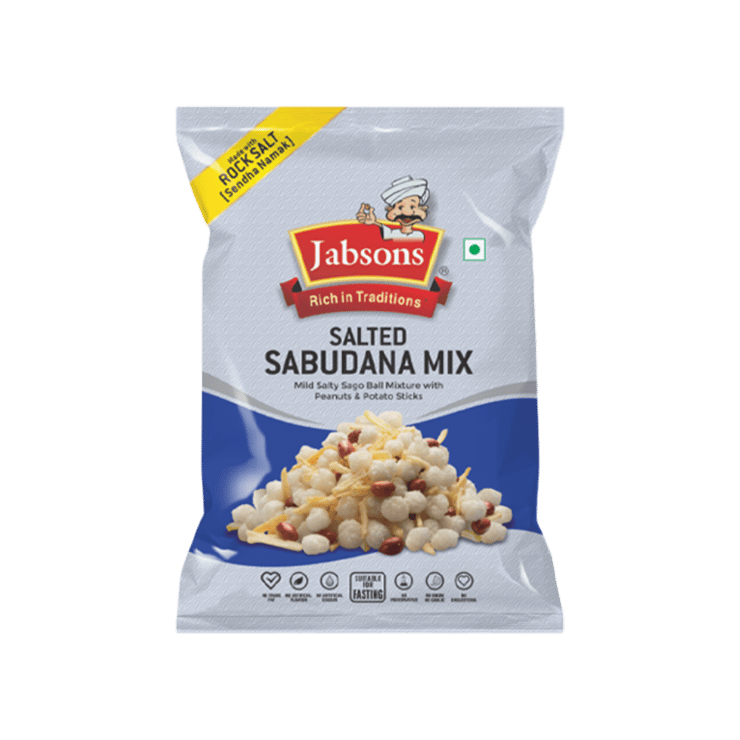 Jabsons Salted Sabudana Falhari Mixture – 180 g
