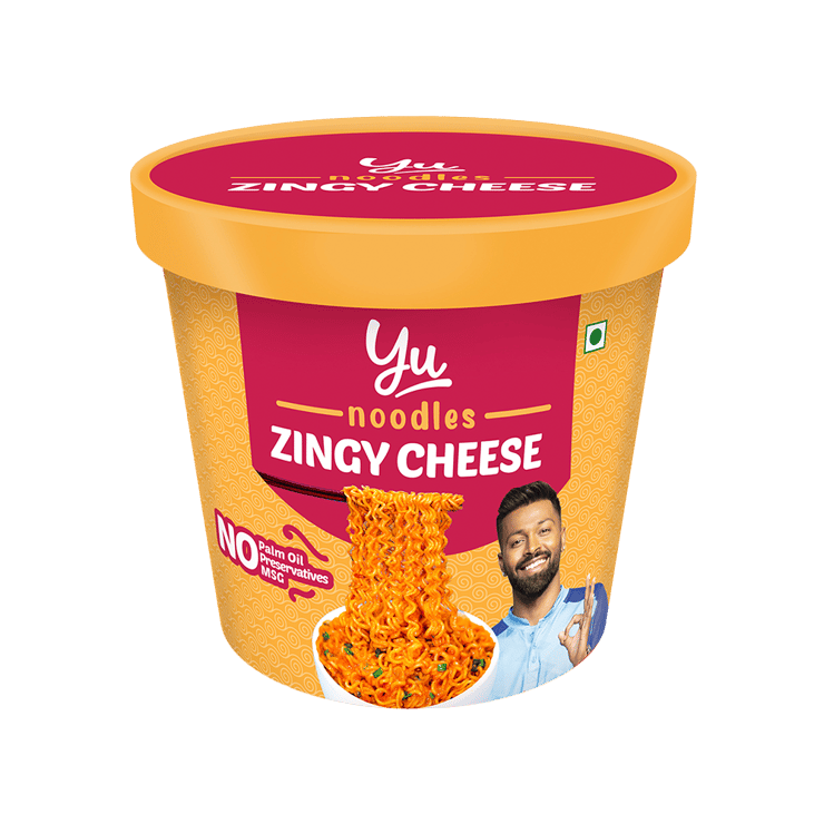 Yu Zingy Cheese Instant Cup Noodles – 80 g