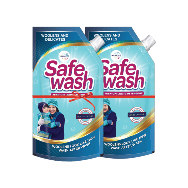 Wipro Safewash Fresh Woollen Liquid Detergent – Buy 1 Get 1 Free – 1 kg + 1 kg