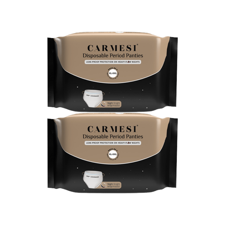 Carmesi Disposable Period Panty – Pack of 2 – 2 x 1 pack (4 pieces)