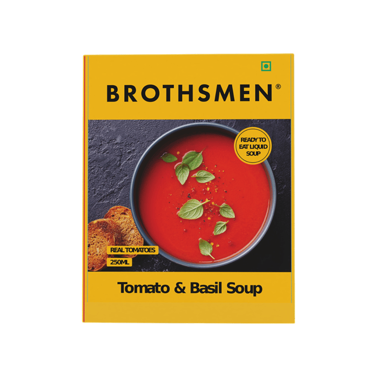 Brothsmen Tomato Basil Soup – Ready To Eat – 250 ml