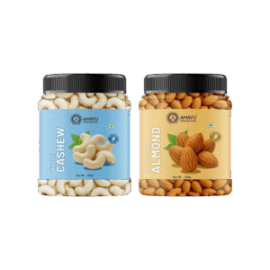 AMAYU Cashew Almonds Combo - 500 g