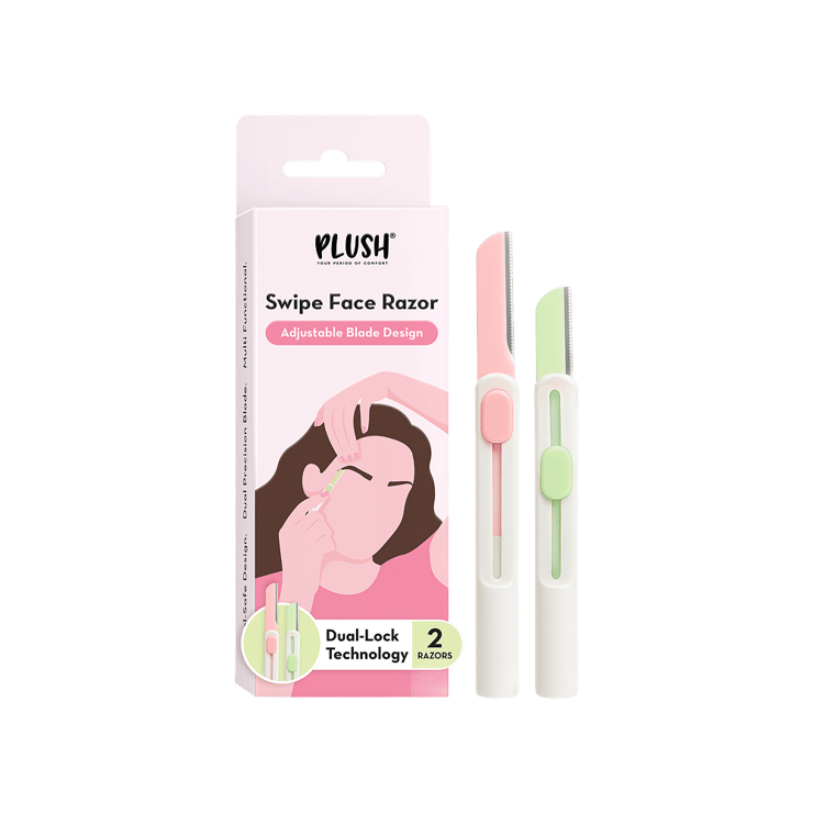 Plush Swipe Face Razor – 1 pack (2 pieces)