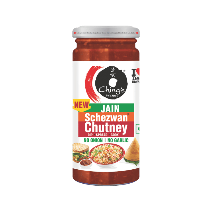 Ching’s Secret Jain Schezwan Chutney (No Onion, No Garlic) – 250 g