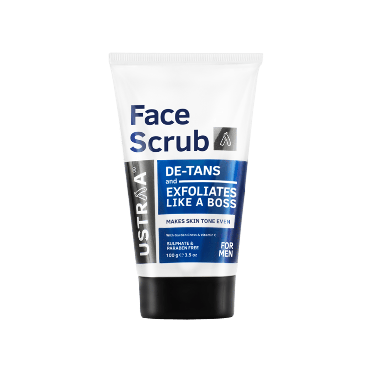 Ustraa De-Tan Face Scrub – 100 g