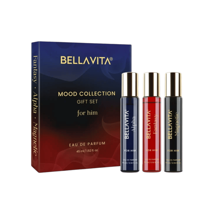 Bella Vita Mood Collection Men’s Perfume Gift Set – 45 ml (3 x 15 ml)