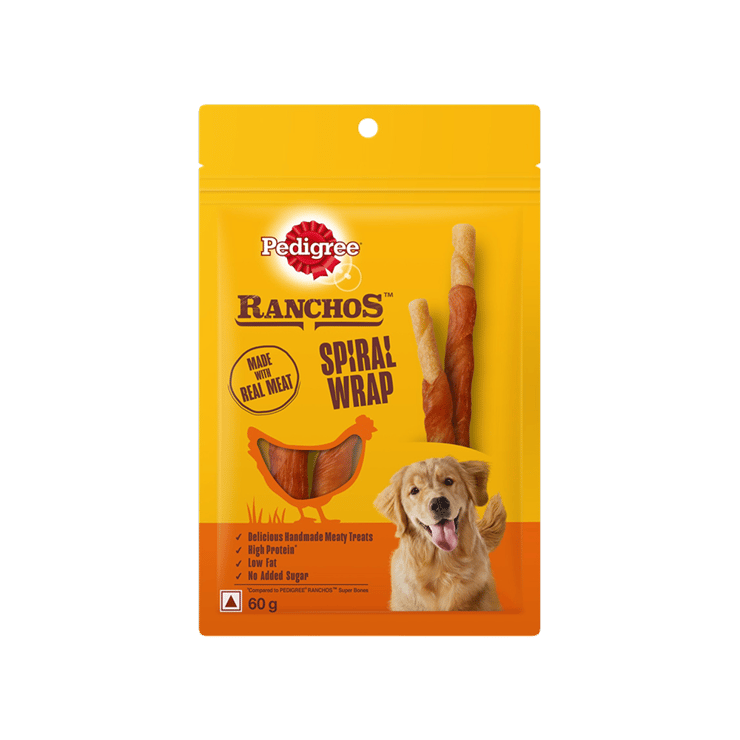 Pedigree Ranchos Spiral Wrap Dog Treat – 60 g