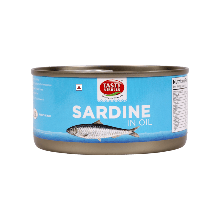 Tasty Nibbles Sardine Fish In Oil – 185 g