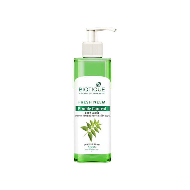 Biotique Fresh Neem Pimple Control Face Wash – 200 ml