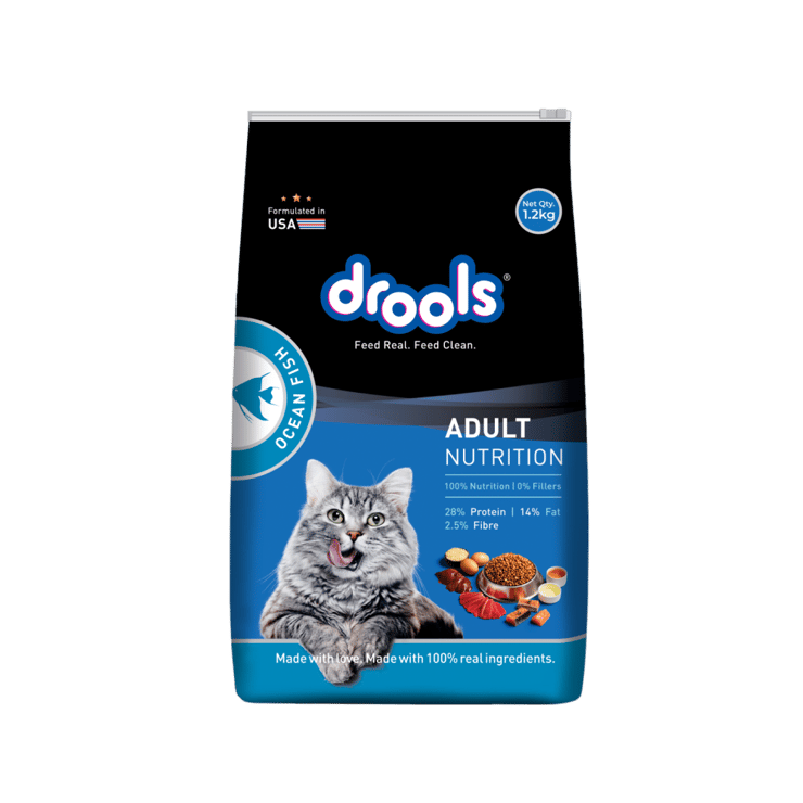 Drools Ocean Fish Dry Cat Food (Adult) – 1.2 kg