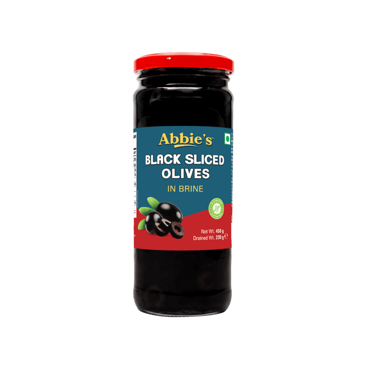 Abbie’s Black Sliced Olives – 450 g