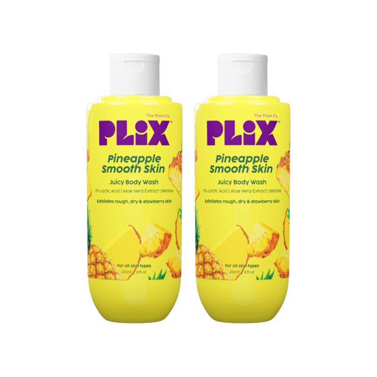 Plix Pineapple Smooth Skin Body Wash – Pack of 2 – 2 x 236 ml