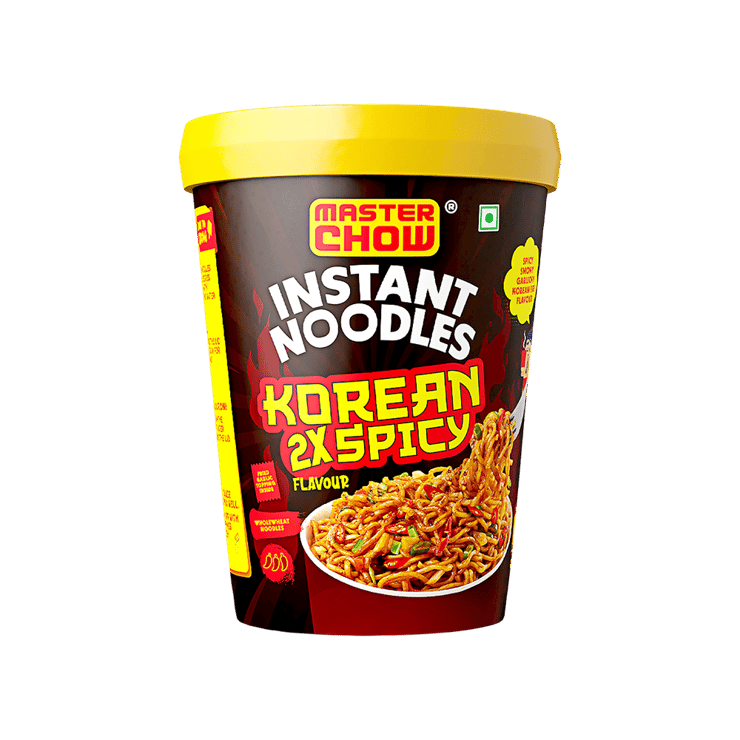 MasterChow Instant Cup Noodles (Korean 2X Spicy Flavour) – 100 g