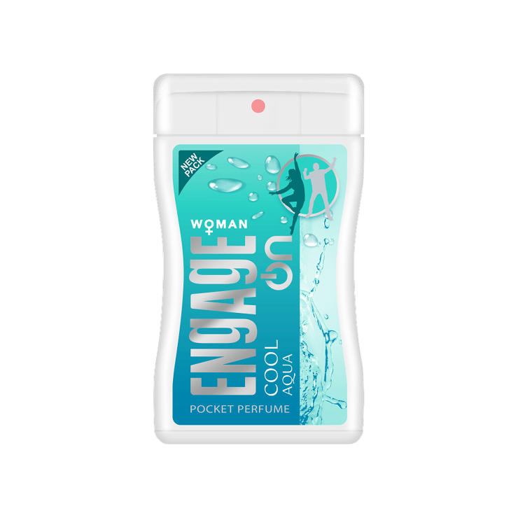 Engage On Cool Aqua Women’s Pocket Perfume – 17 ml