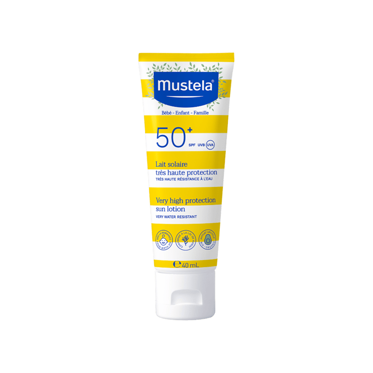 Mustela SPF 50+ Water Resistant Baby Sunscreen – 40 ml